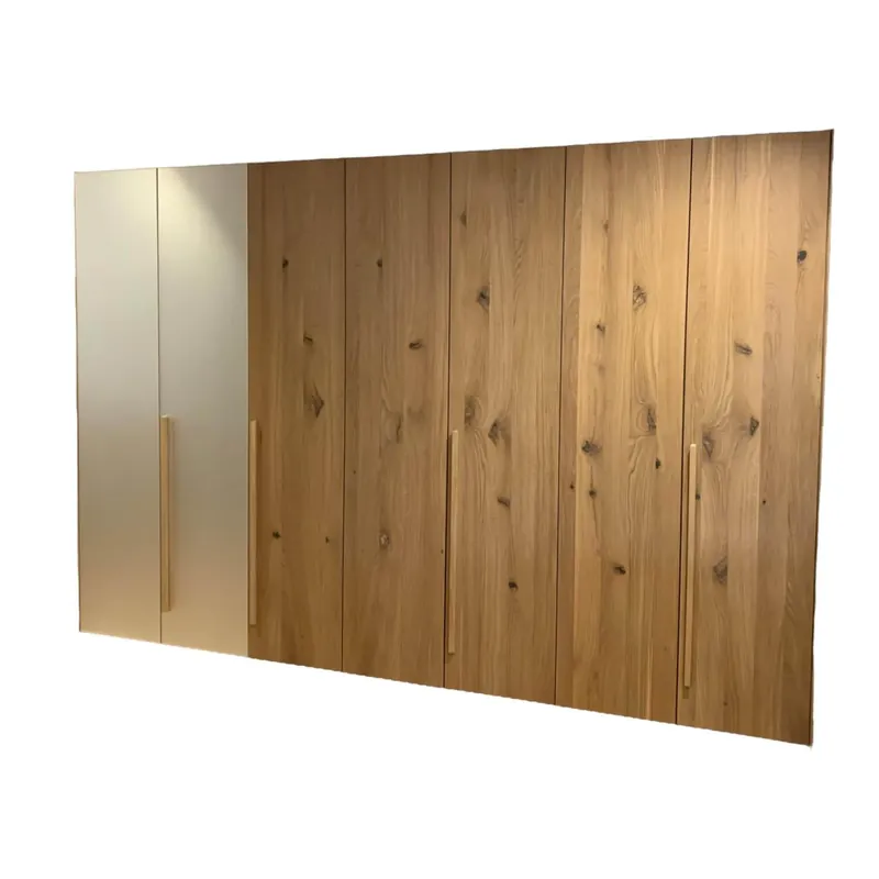 Kleiderschrank Soft 7-türig in Wildeiche Weiß Geölt Breite 338 cm Bestseller