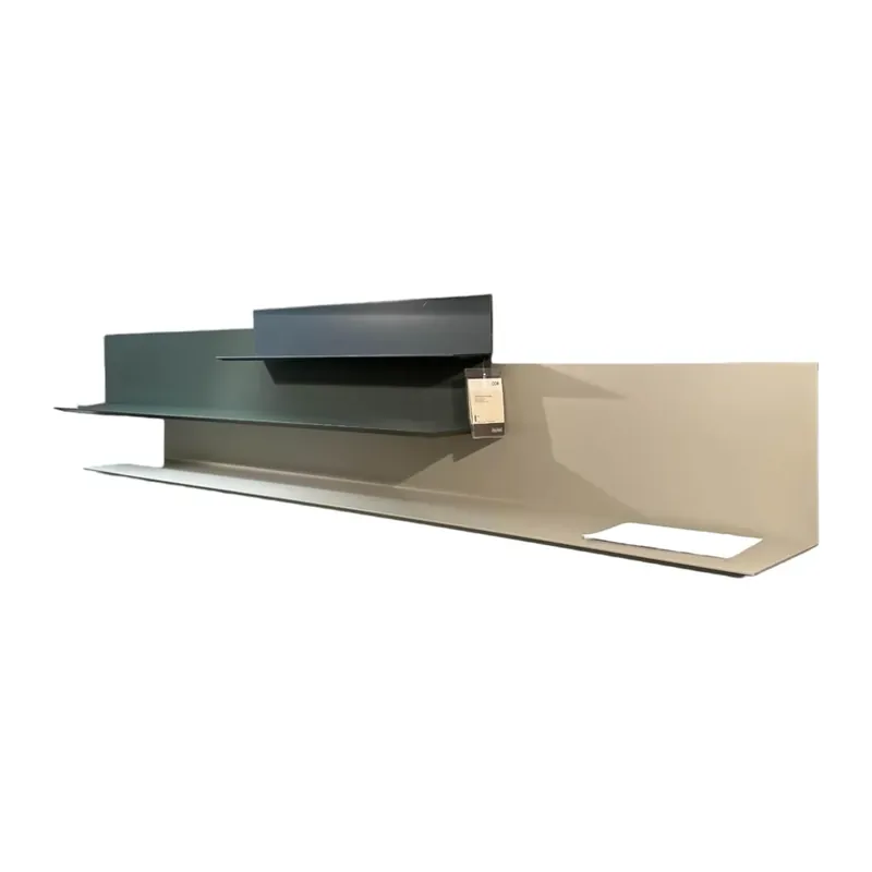 3er-Set Winkelregale Lilu Mattlack Grün Grau Beige Kitt Bahia Atlantic Mega-Angebot
