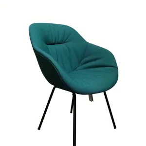Stuhl About a Chair AAC 127 Soft Stoff Steelcut Trio Gestell Stahl Schwarz Pulverbeschichtet Top-Seller