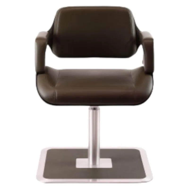 Rabatt Loungesessel 810S Silver Leder Premium Oliv Braun-Grün Gestell Metall