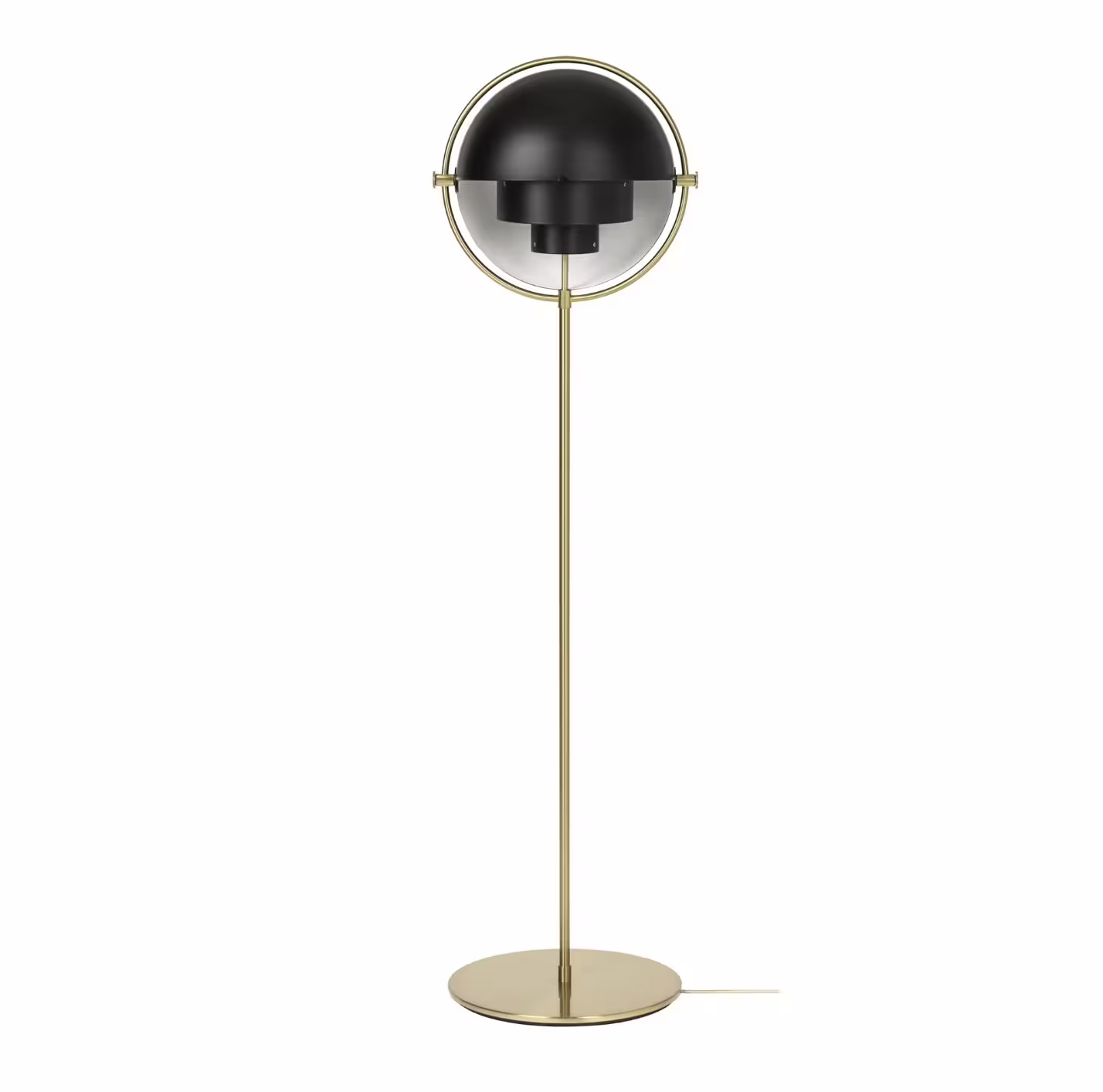 Stehleuchte Multi Lite Floor Lamp Aluminium Schwarz Messing Neue Ware