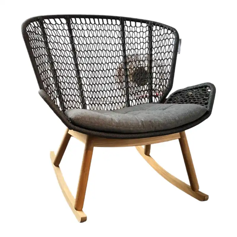 Heißes Angebot Schaukelsessel Wing Light Relax Outdoor Stoff 290-63 Granite Grau