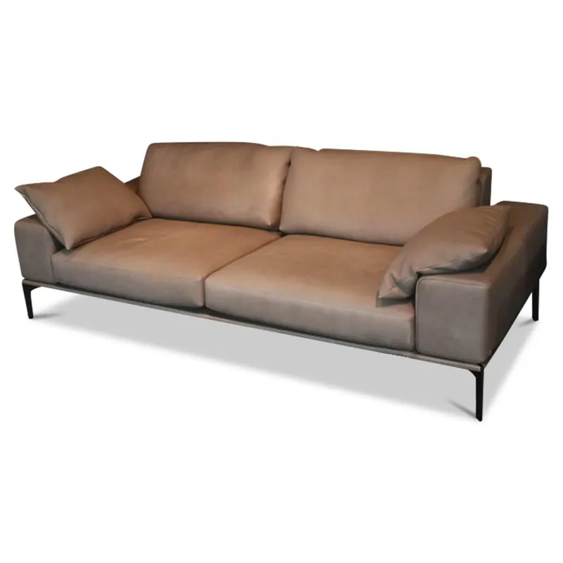 Sofa Spirit Leder Sumatra Rhino Schlamm Beidseitig mit Rückenbügel Neue Ware