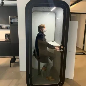 Framery O Phonebox Telefonkabine Büro Schwarz Billig