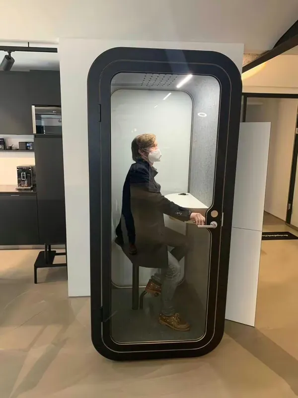 Framery O Phonebox Telefonkabine Büro Schwarz Billig