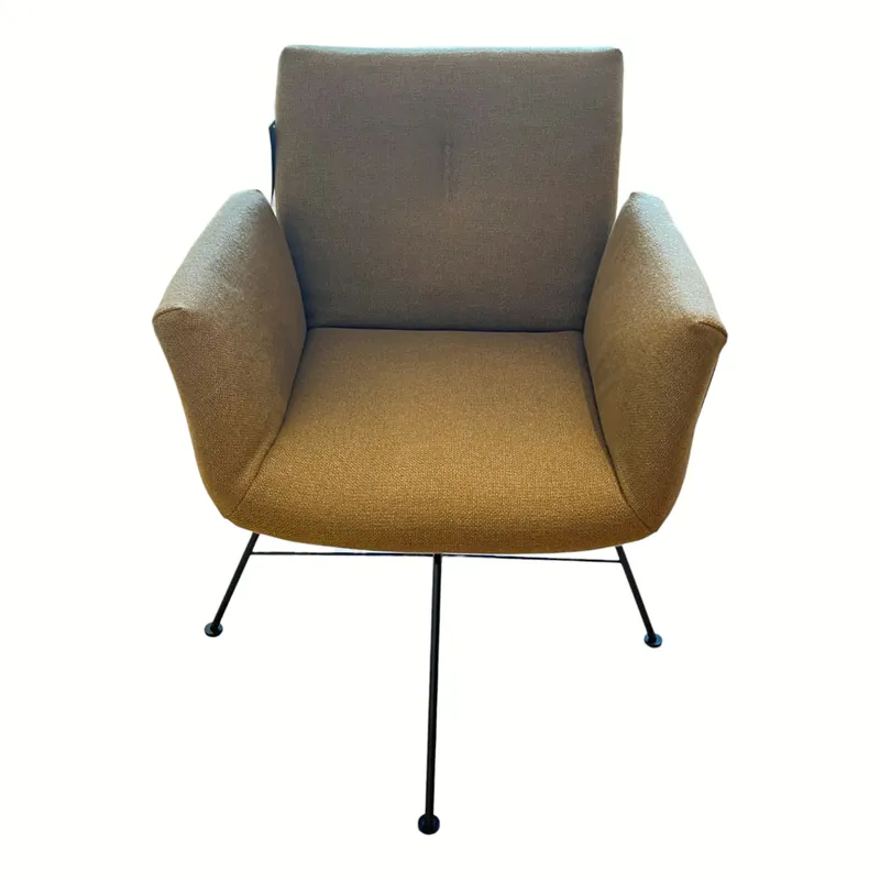 Stuhl Alvo Stoff 8306 Bronze Untergestell Schwarz Must-Have
