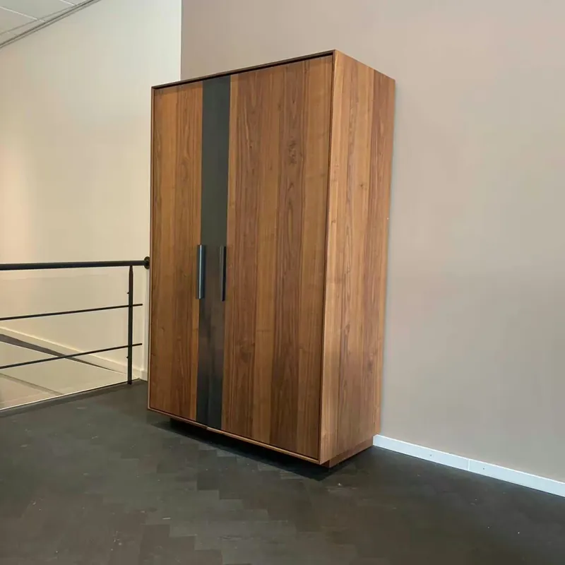 Wein- und Barschrank Cambusa Holz Massive Walnuss Nur Heute