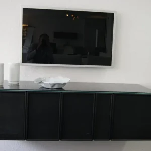 Solange Der Vorrat Reicht Wandmodul Sound Unit In Schwarz Mit 2 Lautsprechern