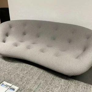 Rabatt Sofa Ploum Großer 3-Sitzer Stoff G Appa Ulster Grau