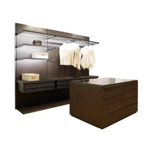 Ankleide Master Dressing Mit Kommode Gliss Master Kastanie Dunkel Mit Beleuchtung Markenware