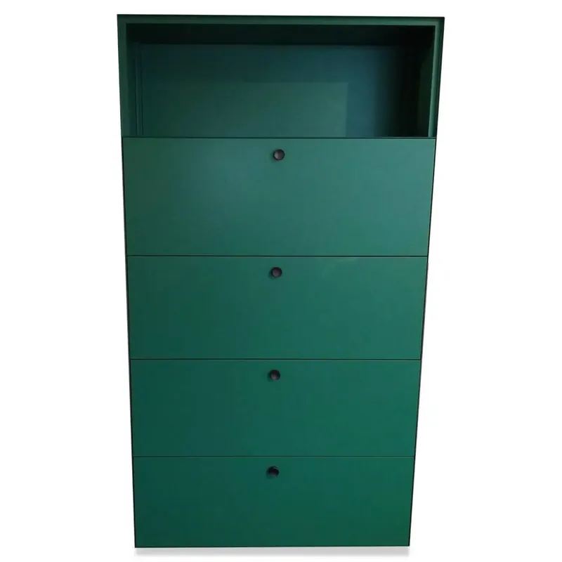 Günstig Highboard Mesh Sea Green Mattlack