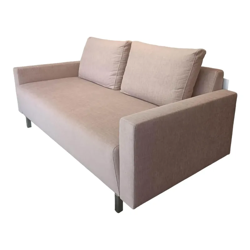 Solange Der Vorrat Reicht Sofa Gio Stoff Bonito Altrosa Meliert Fleckschutz Kufen Edelstahl