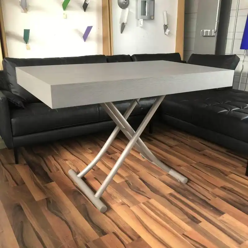 Billig Couchtisch Newood Höhenverstellbar Grau