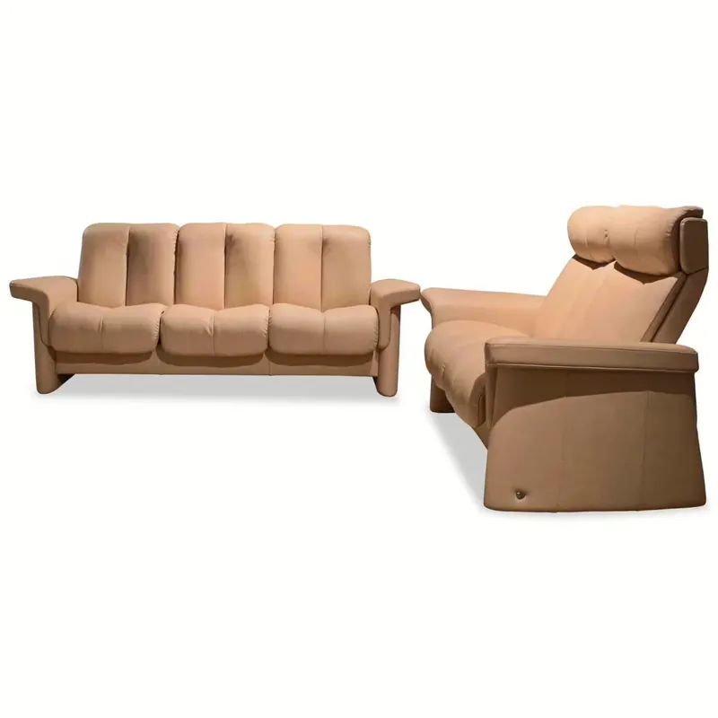 Heißes Angebot Garnitur Legend Leder Cori Passion Beige Dreisitzer Zweisitzer