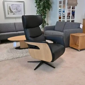 Aktuell Relaxsessel MR 255 Large Leder Vivre Schwarz