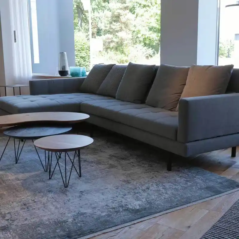 Sofort Bestellen Ecksofa Amber Stoff 3221 0095 Grau Metallkufe Schwarz