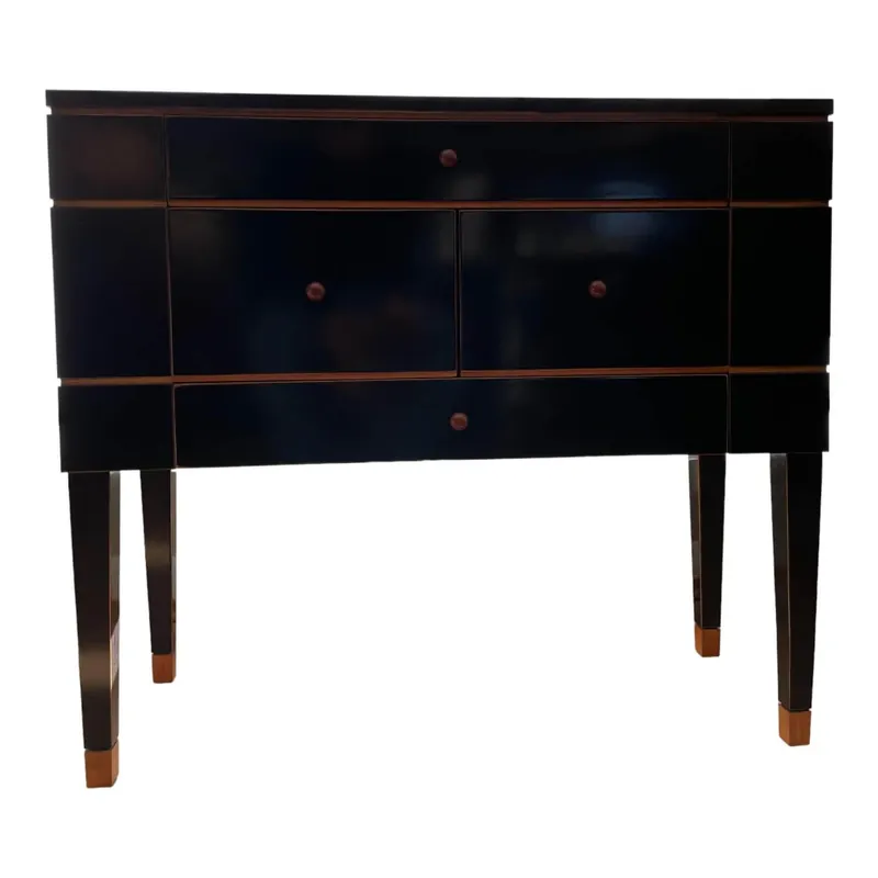 Sideboard Patrizia Holz Schwarz Lackiert Begrenztes Angebot