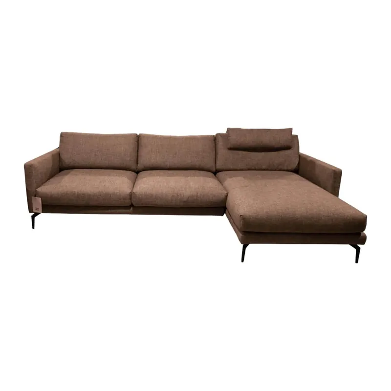 Heißes Angebot Ecksofa Jola Stoff Beigegrau 17.046 Fuß Aluminium Glatt Verkehrsschwarz