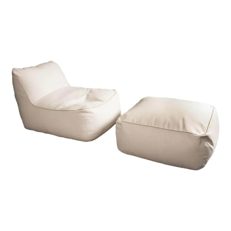 Preisreduziert Outdoor Loungesessel Maliha Mit Hocker Bezug Italienisches Garn Cream