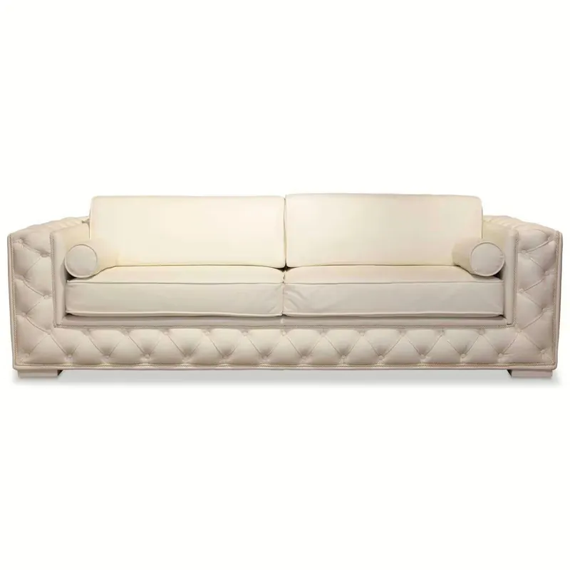 Sofa Prestige Maxi Leder Beige Schnäppchen