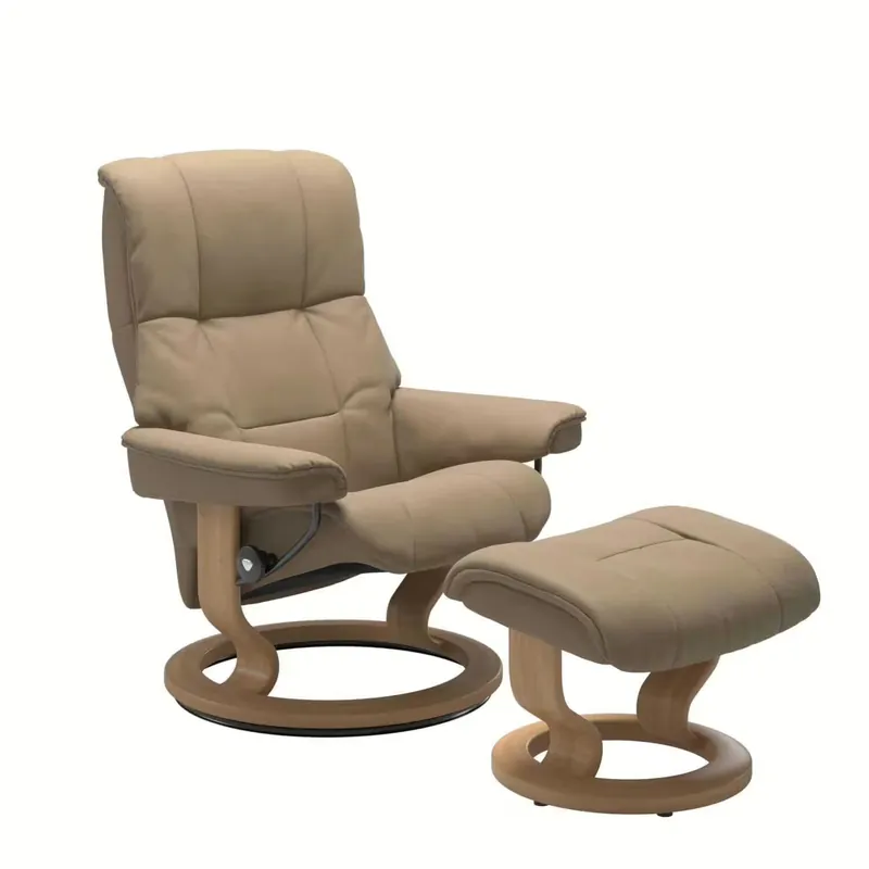 Online Kaufen Stressless Mayfair S Classic Base Leder Paloma Funghi mit Hocker