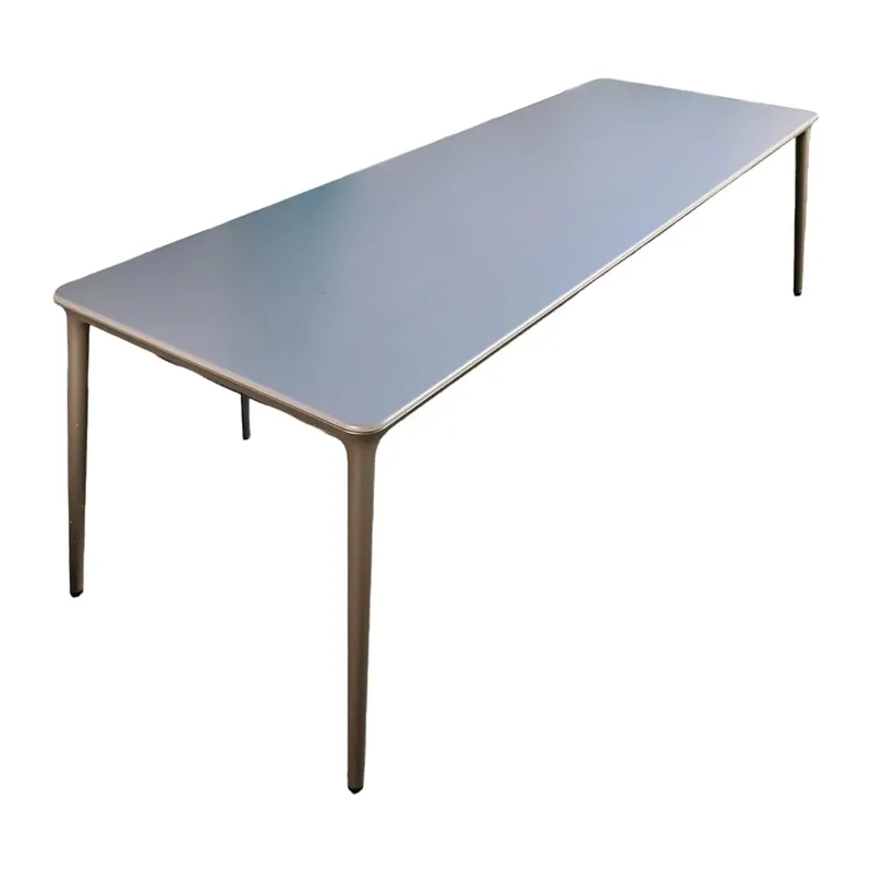 Nur Für Kurze Zeit Esstisch Bellmonde XL Mineralplatte Ebony 203 Gestell Aluminium Black Pepper 317