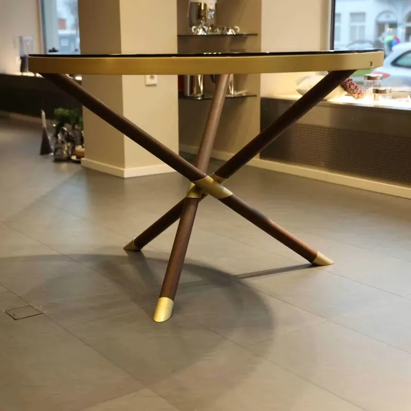 Esstisch Punta Nave 8 mm Parsolglas Grau Letzte Chance