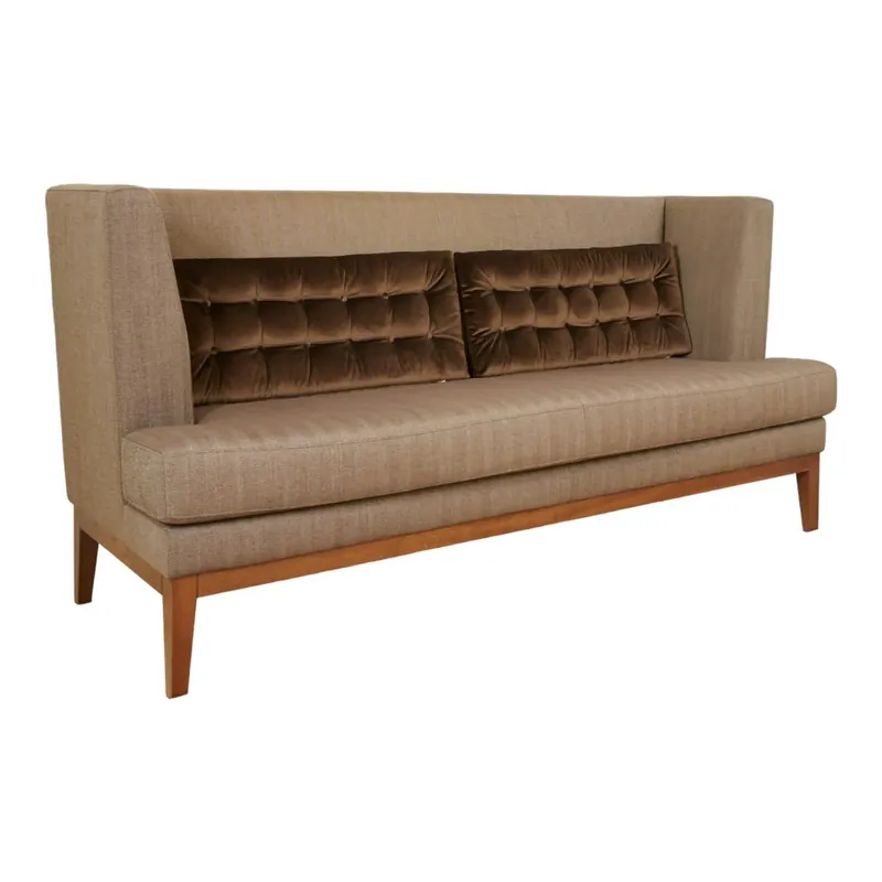 Diningbank Polo BW132-3005 Bezug Ricardo 1659-121 Füße Nussbaum Geölt Angebot