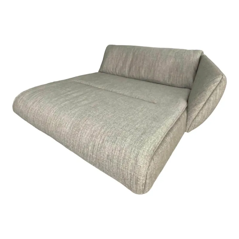 Zertifiziert Sofa Bundle Anreih-Recamiere Stoff Pebble Füße Matt-Pulverbeschichtet Bronze