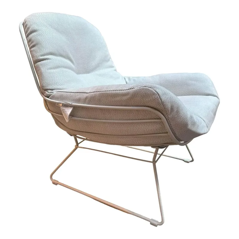 Sessel Leyasol Lounge Chair Outdoor Outdoorstoff Lopi Marple Gestell Stahl Pulverbeschichtet Grauweiß Jetzt Kaufen