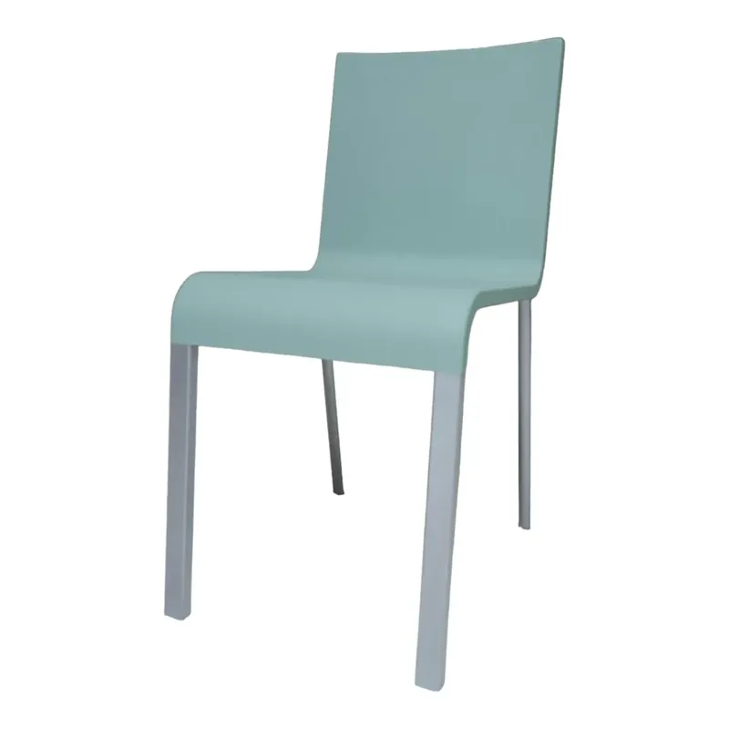 Jetzt Kaufen Stuhl 03 Sitzschalenfarbe Mint Untergestell Pulverbeschichtet Silber Glatt