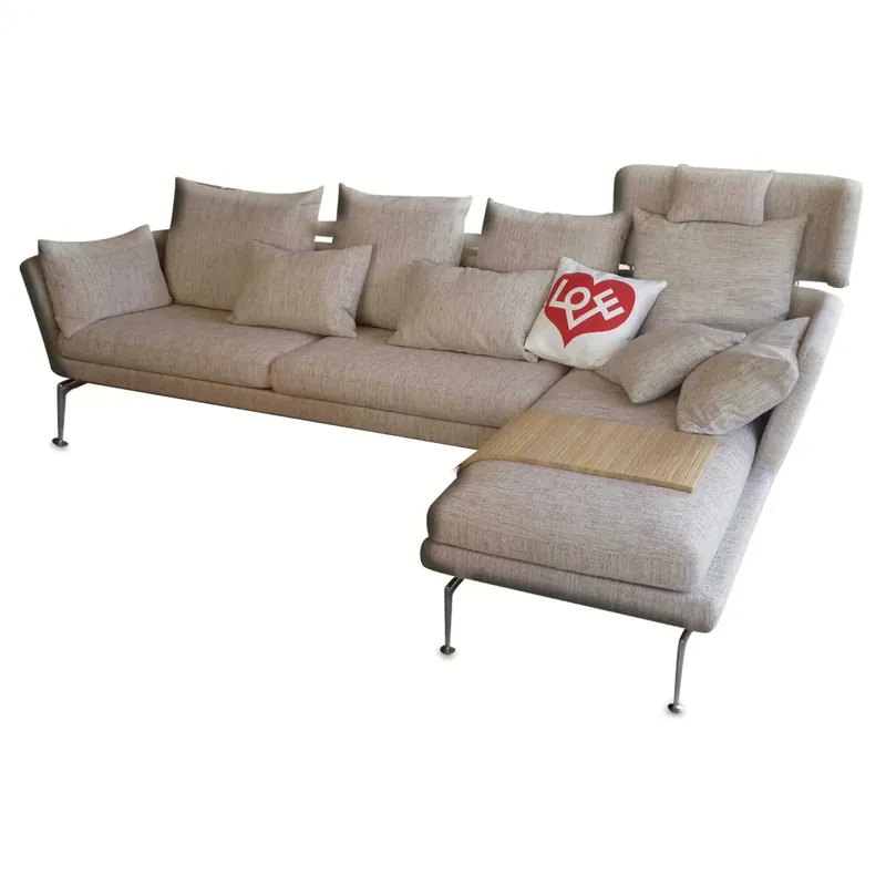 Zertifiziert Ecksofa Suita in Stoff Beige Ausstellungsstück
