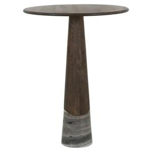 Sonderaktion Brown-Eiche-runder Bar-Tisch und Harper-Harper-Marmorfuß H107