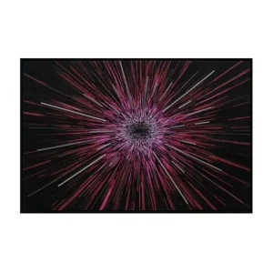 Nur Für Kurze Zeit Kosmische Explosion 80*120 schwarzer Rahmen GALERIE