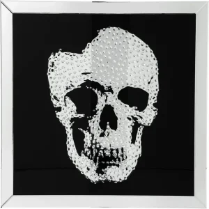 Tafelspiegeleffekt Rockstar Skull 100x100 Preisreduziert