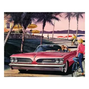 Retro Tischrosa, weil 50 cm Sonderangebot