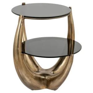 Preis Gesenkt Aida Gold Side Table