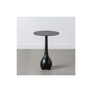 Aluminium-Beistelltisch Ø40cm SCHWARZ Preis Gesenkt
