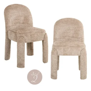Brandi Schöner Beige Esszimmerstuhl (2er Set) Angebot
