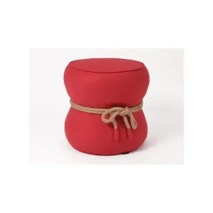 Roter Hocker mit Seilknoten SWEET Versand Am Gleichen Tag