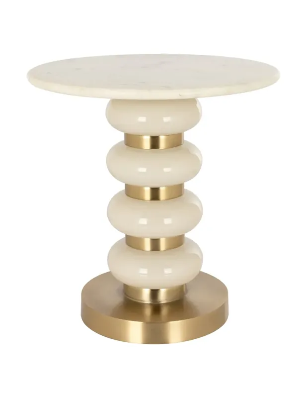 Zertifiziert Boann White side table