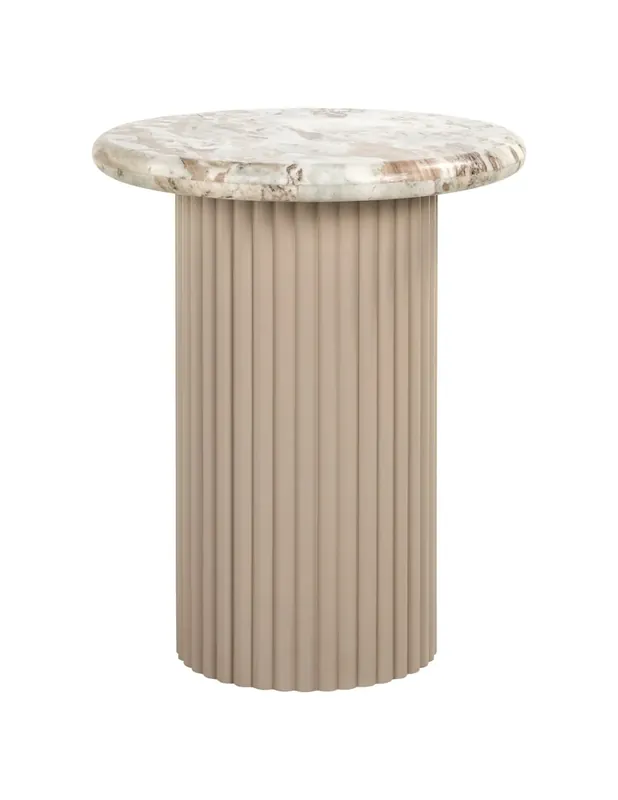 Beistelltisch Coronel erbled beige Rabatt