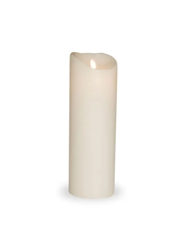 Weiße Sompex-LED-Kerze 23 cm (Fernbedienung) Highlight