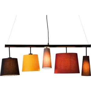 Aufhängung 5 mehrfarbige Lampenschirme 100 cm Mehrere Sonderangebot