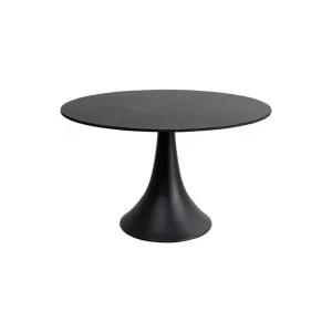 Preisreduziert Table céramique et pied tulipe noir 110cm GRANDE POSSIBILITA
