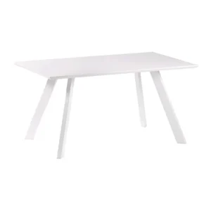 Weiß lackierter Esstisch 150x90cm IMPO Bestseller