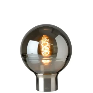 Letzte Chance Tischleuchte aus satiniertem Rauchglas, Metall, 24 cm, TOKIO Villeroy & Boch