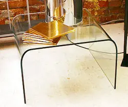 Abverkauf Chiesa Glas Beistelltisch