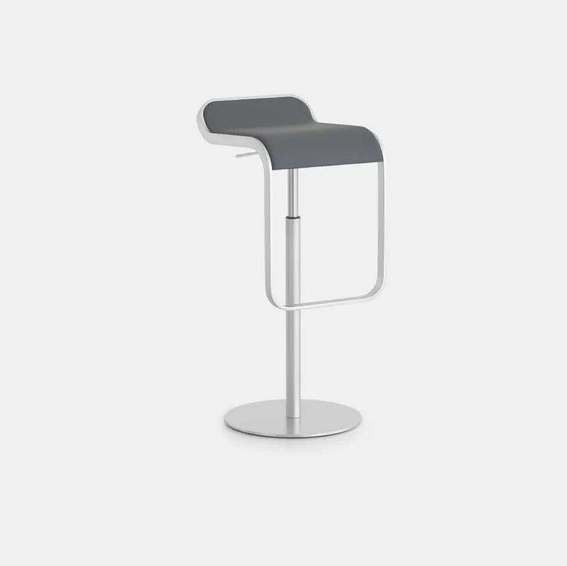 Markenprodukt Lapalma Lem S80 Barhocker Höhenverstellbar matt verchromt 80cm SH