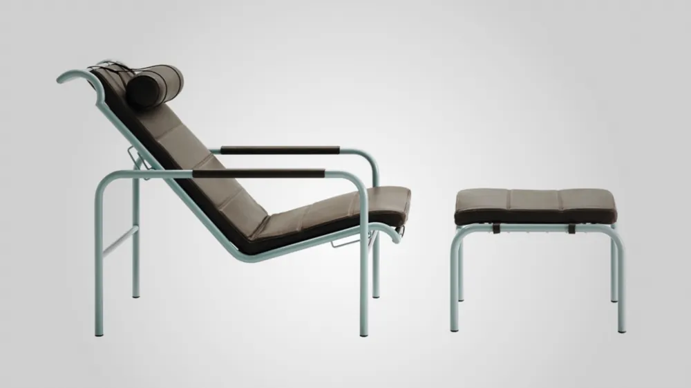Zanotta Genni Chaiselongue und Hocker Neue Kollektion